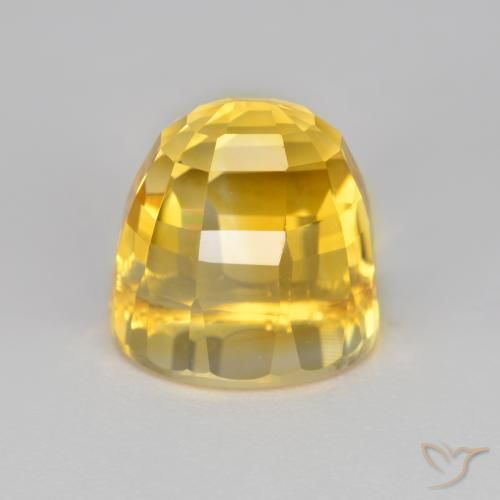 Citrino Dourado Natural 3.06ct, Chique, VVS-VS
