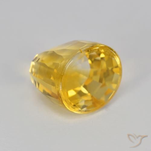 Citrino Dourado Natural 3.06ct, Chique, VVS-VS