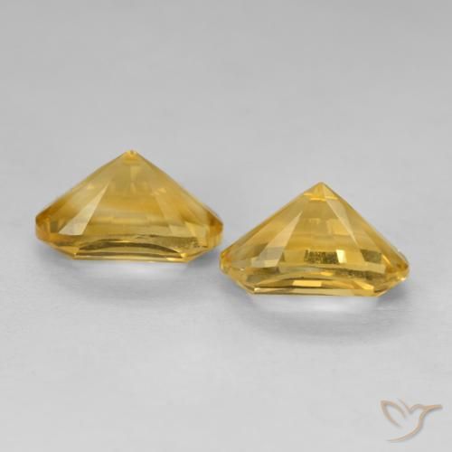 Pedras preciosas de Citrino ouro profundo natural de 5.07 ct, oval, VVS-VS