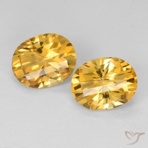 4.82ctw Natural Dourado médio Citrino, oval, VVS-VS