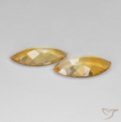 Pedras preciosas de Citrino Ouro natural de 12.07 ct, Marquesa, VS
