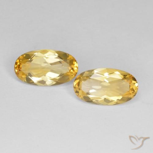 7.02ctw Natural Dourado médio Citrino, oval, VVS