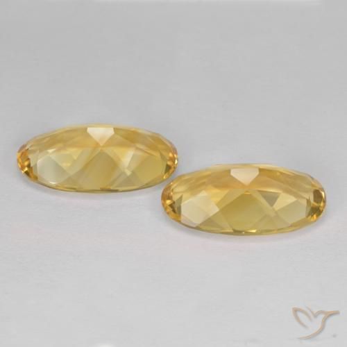 Pedras preciosas de Citrino Ouro natural de 6.83 ct, oval, VVS