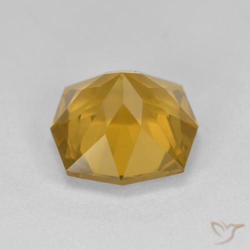 Citrino Dourado-Laranja Natural 3.72ct, Chique, VVS-VS
