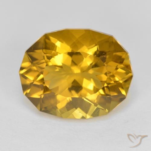 4.09ct Natural ouro médio Citrino, Chique, VS