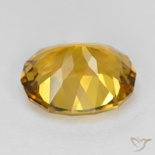 Citrino ouro médio Natural 4.09ct, Chique, VS