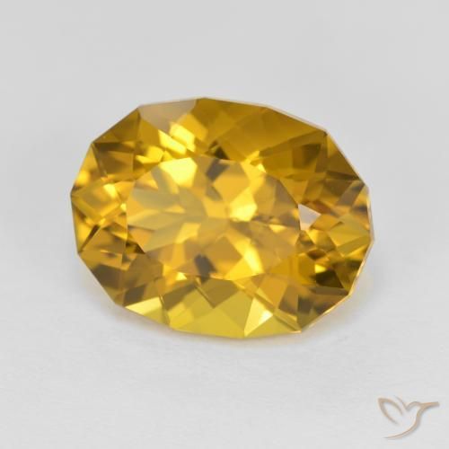 Citrino Dourado acastanhado Natural 4.35ct, Chique, VS