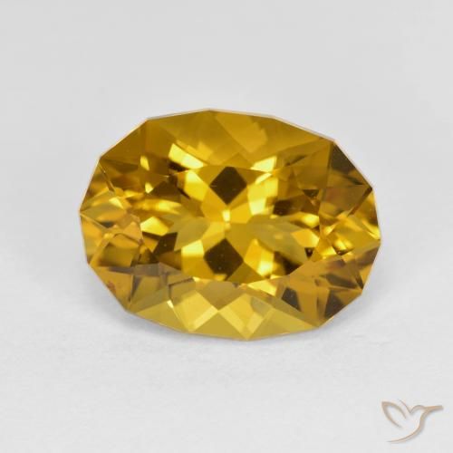 4.37ct Natural ouro médio Citrino, Chique, VS