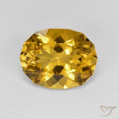 4.10ct Natural Dourado acastanhado Citrino, Chique, VVS