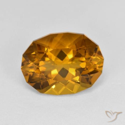 4.59ct Natural Marrom dourado Citrino, Chique, VVS