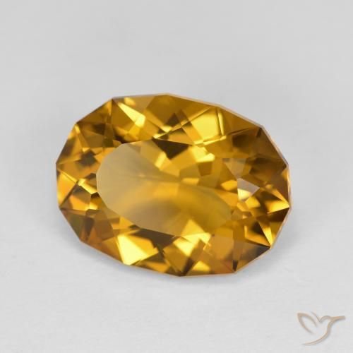 Citrino Ouro Natural 4.26ct, Chique, VVS