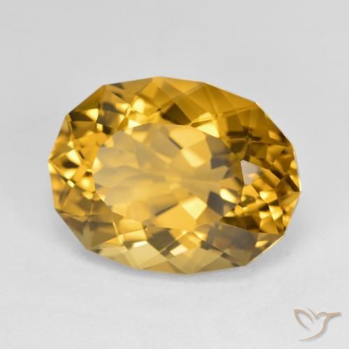 Citrino Marrom dourado Natural 9.60ct, Chique, VVS-VS