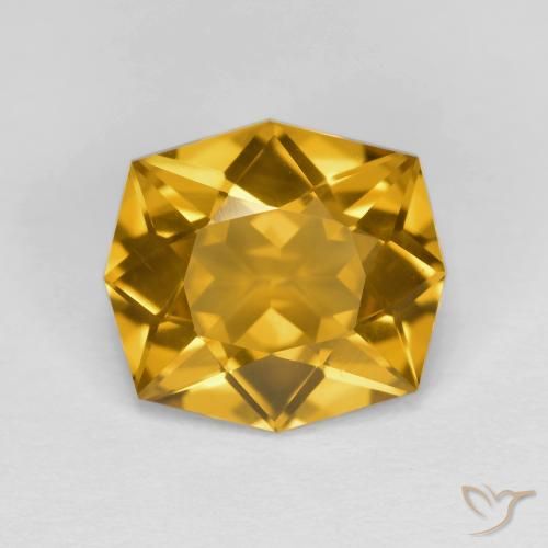 3.11ct Natural Dourado acastanhado Citrino, Chique, VVS