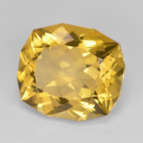 Citrino dourado natural 12,87ct, forma extravagante, VVS