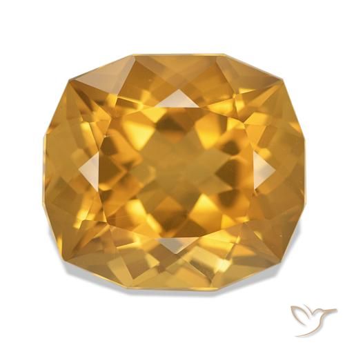 Citrino Medium Dark-Golden Natural 8.26ct, Chique, VVS