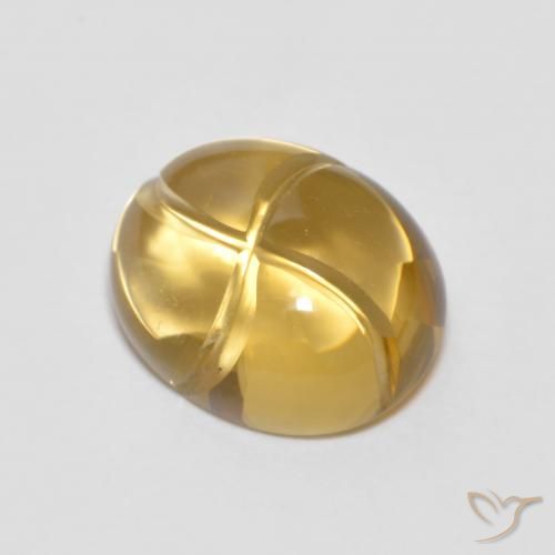 2.70ct Natural Dourado-Laranja Citrino, oval, Transparente