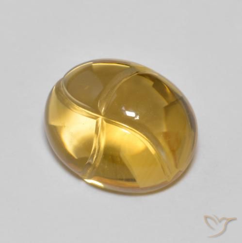 2.83ct Natural Dourado-Laranja Citrino, oval, Transparente