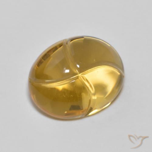 Citrino Dourado-Laranja Natural 2.83ct, oval, Transparente
