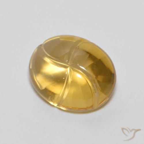 2.60ct Natural Dourado-Laranja Citrino, oval, Transparente