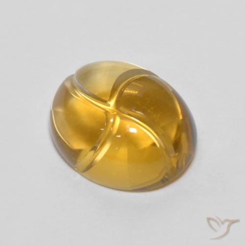 2.83ct Natural Dourado-Laranja Citrino, oval, Transparente