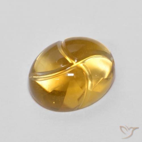 Citrino Dourado-Laranja Natural 2.83ct, oval, Transparente