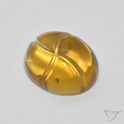 2.54ct Natural Dourado-Laranja Citrino, oval, Transparente