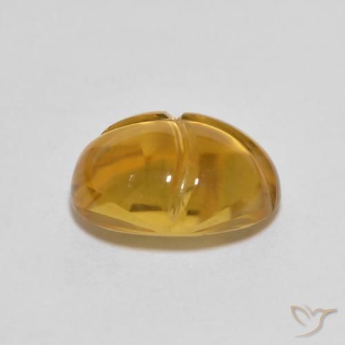 Citrino Dourado-Laranja Natural 2.54ct, oval, Transparente