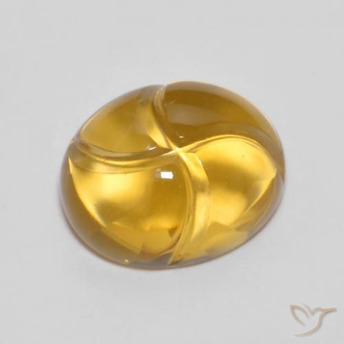 Citrino Dourado-Laranja Natural 2.81ct, oval, Transparente