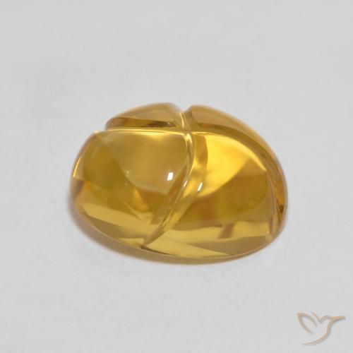Citrino Dourado-Laranja Natural 2.81ct, oval, Transparente
