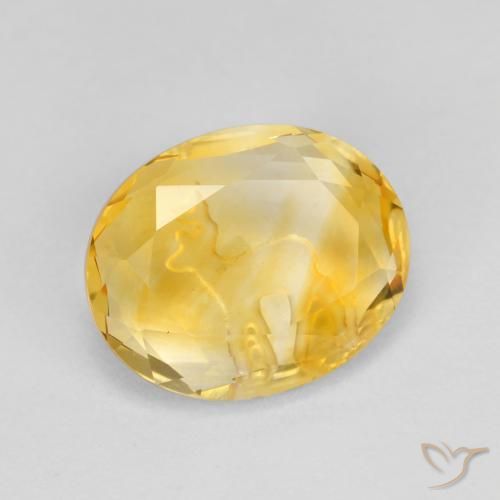 Citrino ouro médio Natural 2.17ct, oval, Transparente