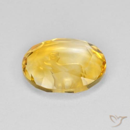 Citrino ouro médio Natural 2.17ct, oval, Transparente