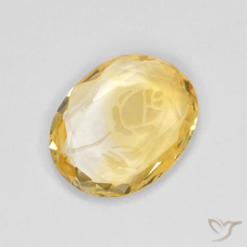 Citrino Ouro Natural 1.41ct, oval, Transparente