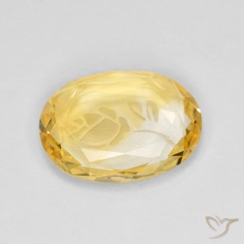 Citrino Ouro Natural 1.41ct, oval, Transparente
