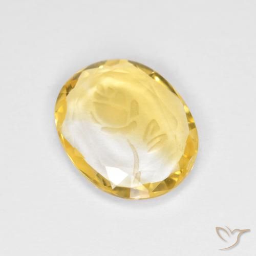 1.47ct Natural Dourado Citrino, oval, Transparente