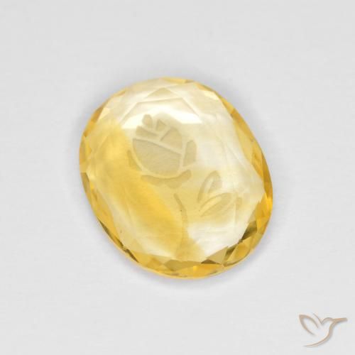 1.47ct Natural Dourado Citrino, oval, Transparente