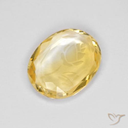 Citrino Dourado Natural 1.53ct, oval, Transparente