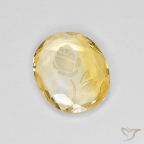 1.42ct Natural Dourado Citrino, oval, Transparente