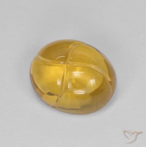 2.84ct Natural Dourado médio Citrino, oval, Transparente