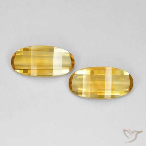 Pedras preciosas de Citrino Dourado natural de 4.76 ct, Chique, VVS-VS