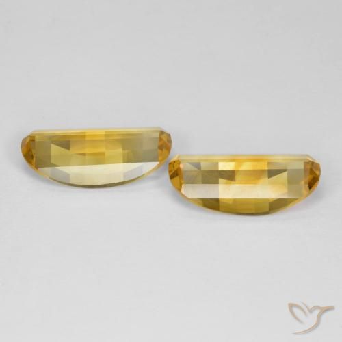 Pedras preciosas de Citrino Dourado natural de 4.76 ct, Chique, VVS-VS