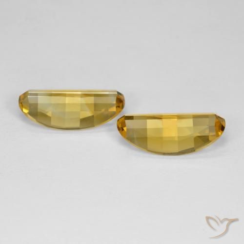 Pedras preciosas de Citrino Dourado natural de 4.54 ct, Chique, VVS-VS