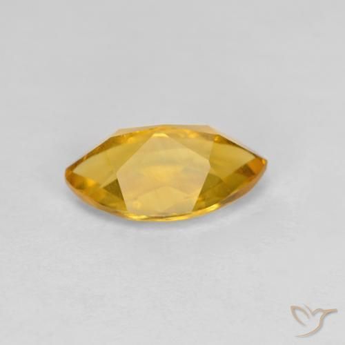 Citrino Laranja Dourado Profundo Natural 1.02ct, Marquesa, VS