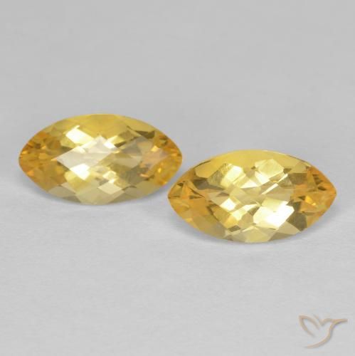 1.88ctw Natural Dourado Citrino, Marquesa, VS