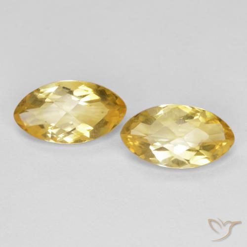 1.78ctw Natural Dourado Citrino, Marquesa, VS