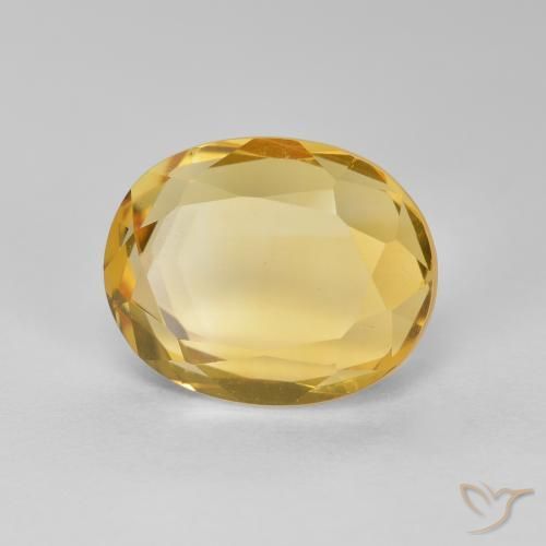 Citrino Dourado Natural 2.82ct, oval, VVS-VS