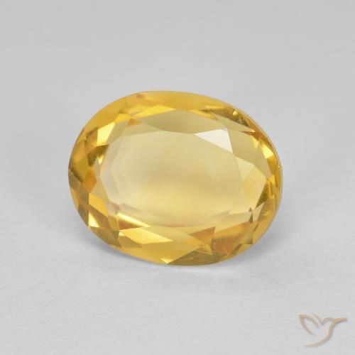 Citrino Dourado Natural 2.62ct, oval, VVS-VS