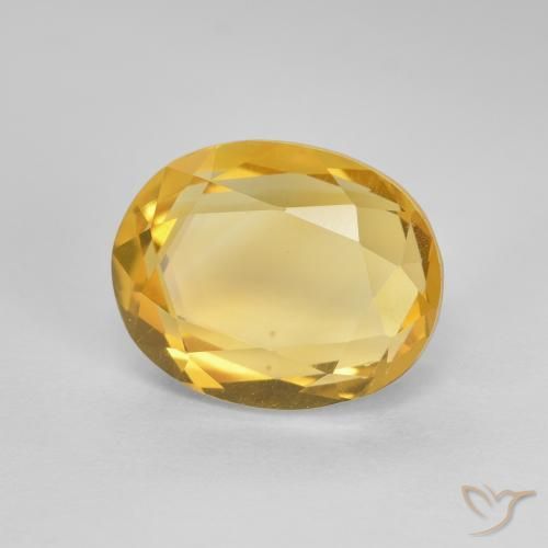 Citrino ouro brilhante Natural 2.67ct, oval, VVS-VS