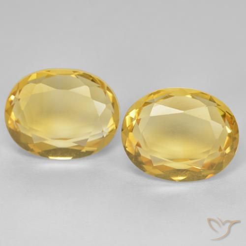 5.54ctw Natural Dourado Citrino, oval, VVS-VS