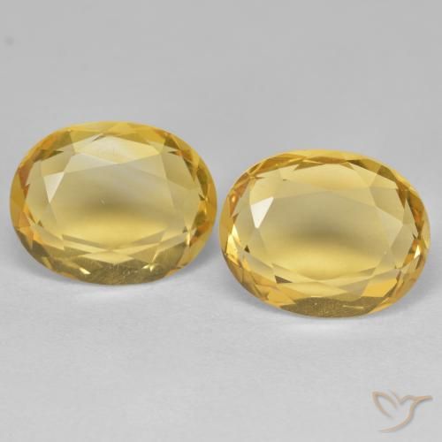 5.71ctw Natural Laranja Dourada Citrino, oval, VVS-VS