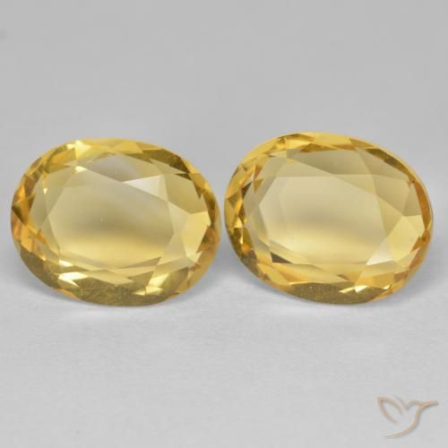Pedras preciosas de Citrino Laranja Dourada natural de 5.71 ct, oval, VVS-VS
